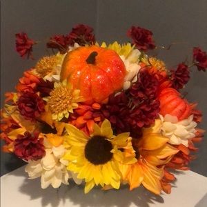 Fall Autumn floral centerpiece home decor